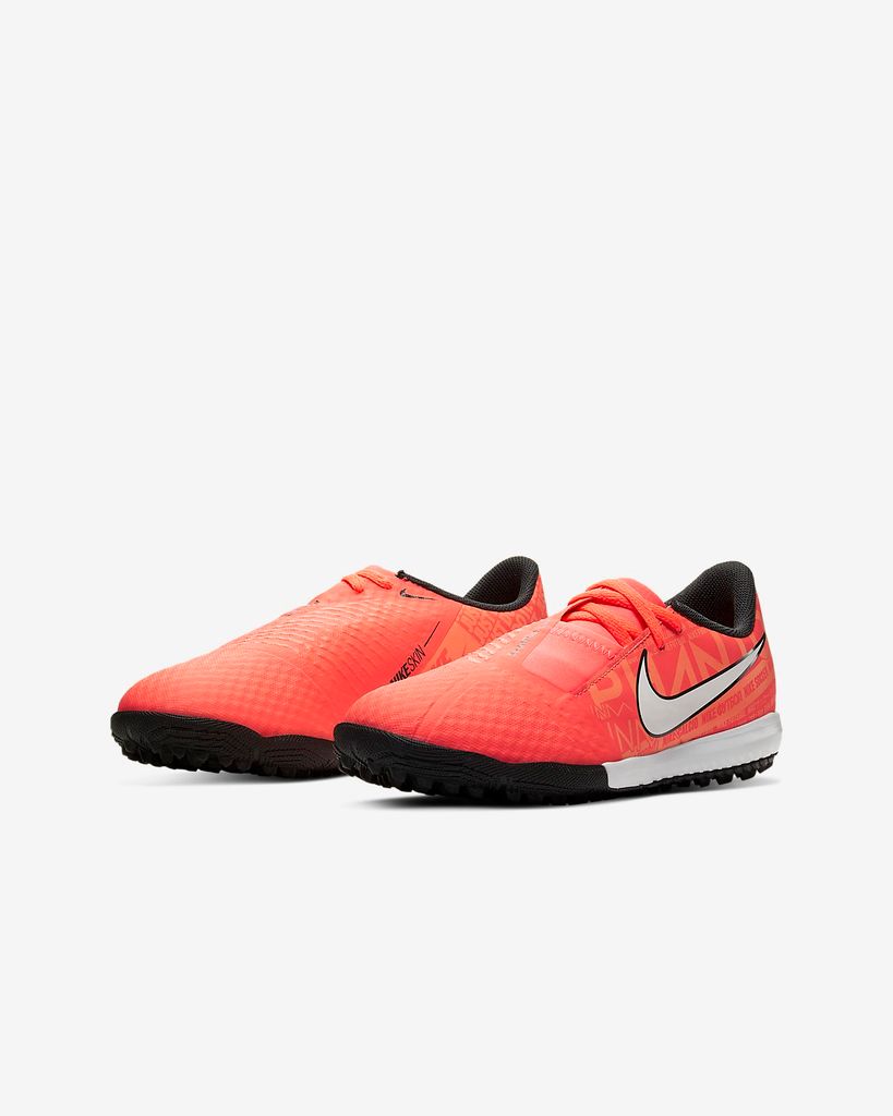 Nike Phantom Venom Academy TF Fire - Bright Mango/White/Orange Pulse Kids