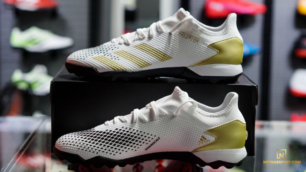 Adidas Predator 20.3 Low TF Inflight - Footwear White/Gold Metallic/Core Black