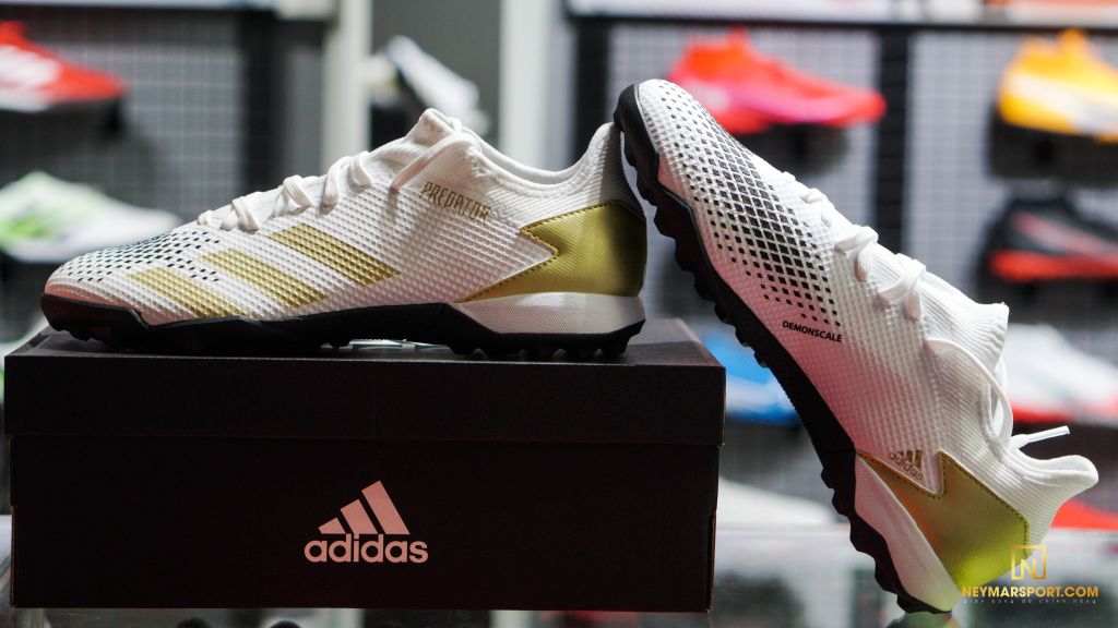 Adidas Predator 20.3 Low TF Inflight - Footwear White/Gold Metallic/Core Black