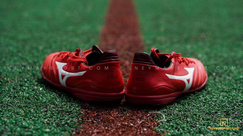 MIZUNO MORELIA NEO KL AS TF RED PASSION PACK - RED/WHITE