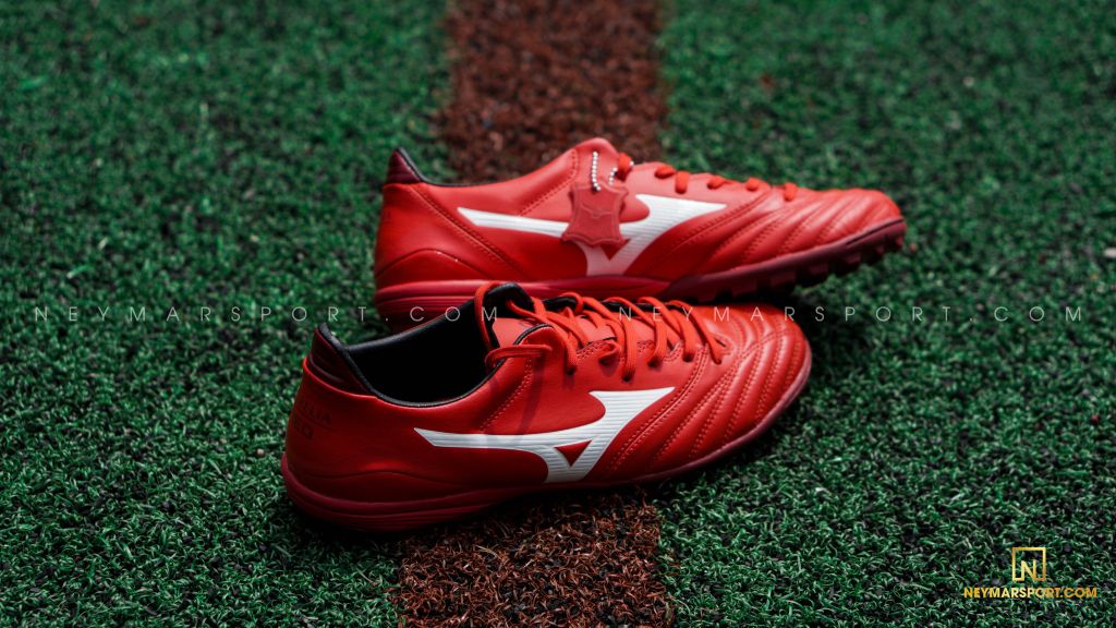 MIZUNO MORELIA NEO KL AS TF RED PASSION PACK - RED/WHITE