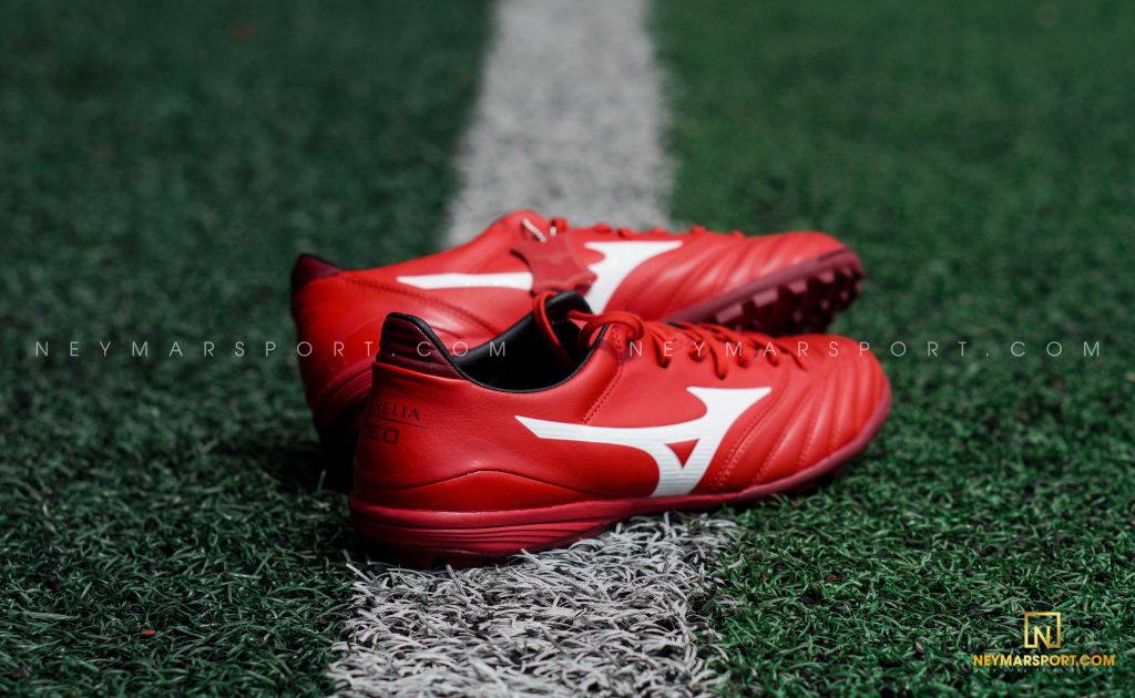 MIZUNO MORELIA NEO KL AS TF RED PASSION PACK - RED/WHITE