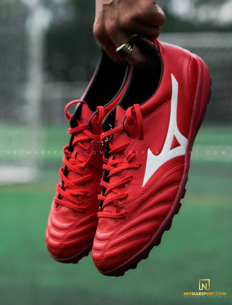 MIZUNO MORELIA NEO KL AS TF RED PASSION PACK - RED/WHITE