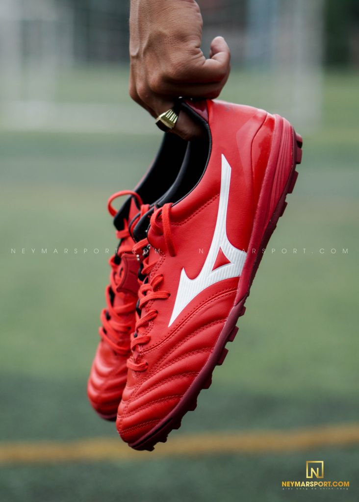 MIZUNO MORELIA NEO KL AS TF RED PASSION PACK - RED/WHITE