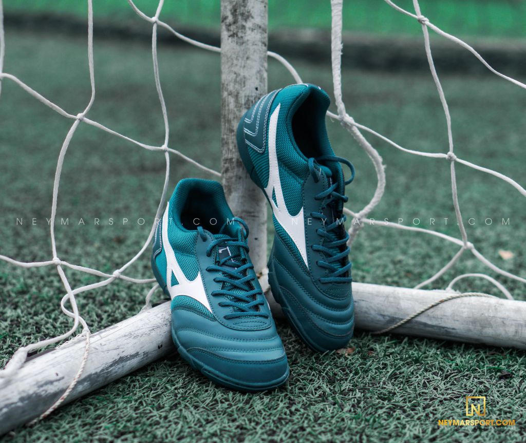 MIZUNO MORELIA SALA CLUB TF MIDNIGHT GREEN/WHITE