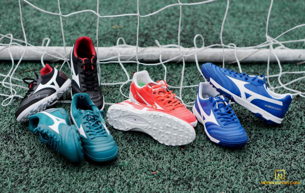 MIZUNO MORELIA SALA CLASSIC TF REACH BEYOND - REFLEX WHITE/BLUE