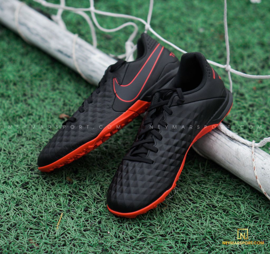 Nike Tiempo Legend 8 Academy TF Black X Chile Red - Black/Chile Red/Dark Smoke Grey