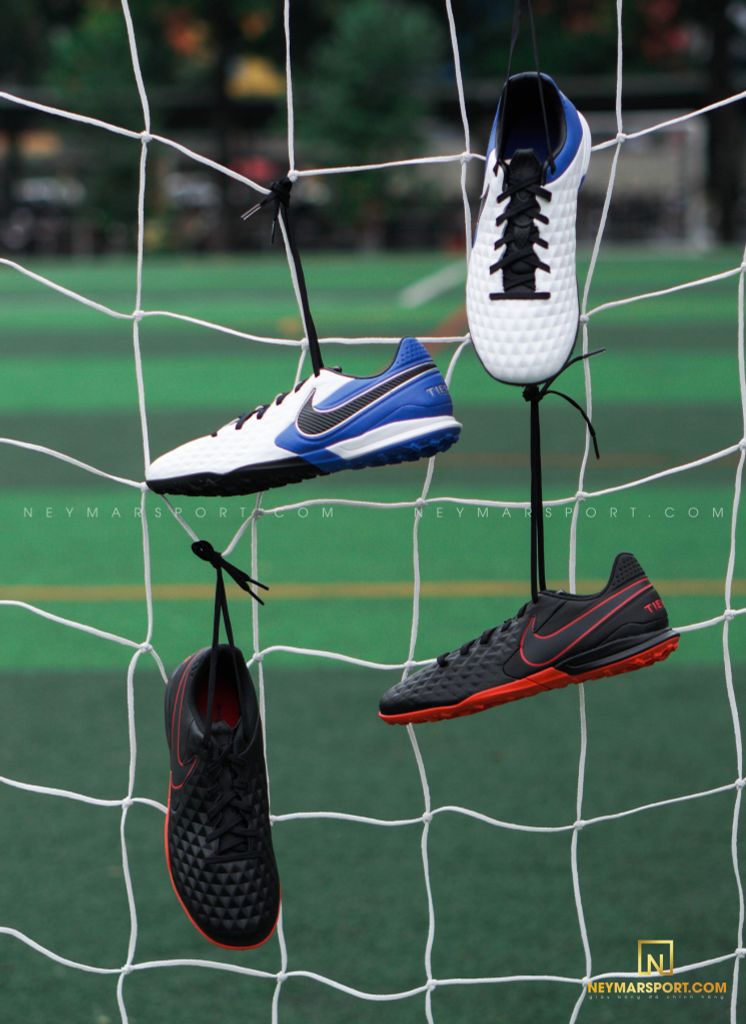 Nike Tiempo Legend 8 Pro TF Daybreak - White/Black/Hyper Royal/Metallic Silver