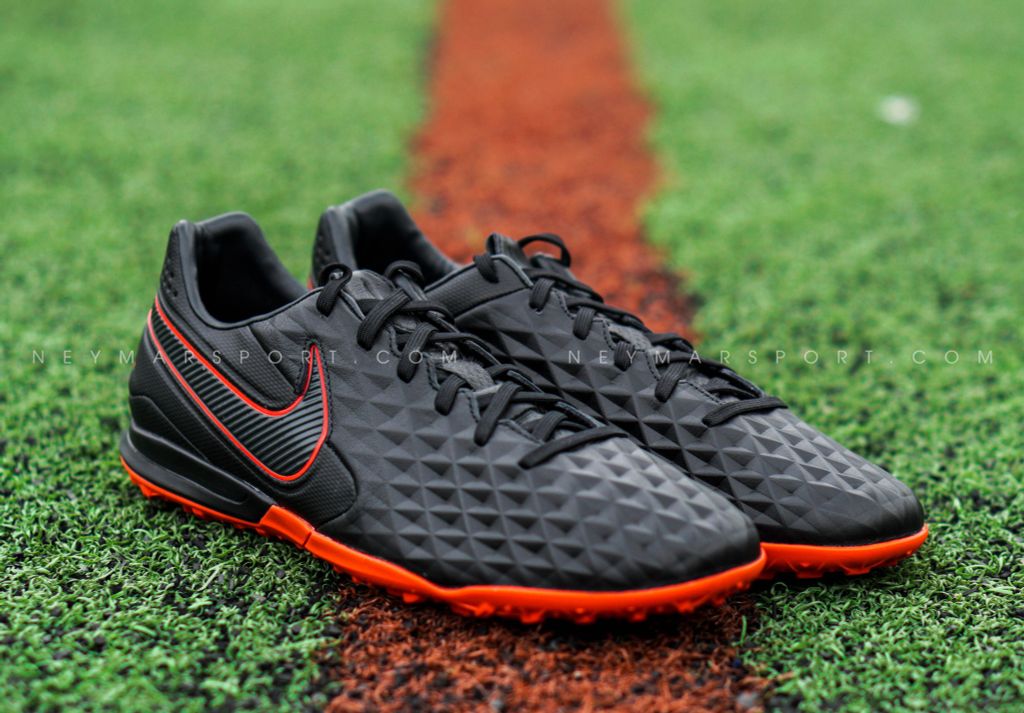 Nike Tiempo Legend 8 Pro TF Black X Chile Red - Black/Chile Red/Dark Smoke Grey