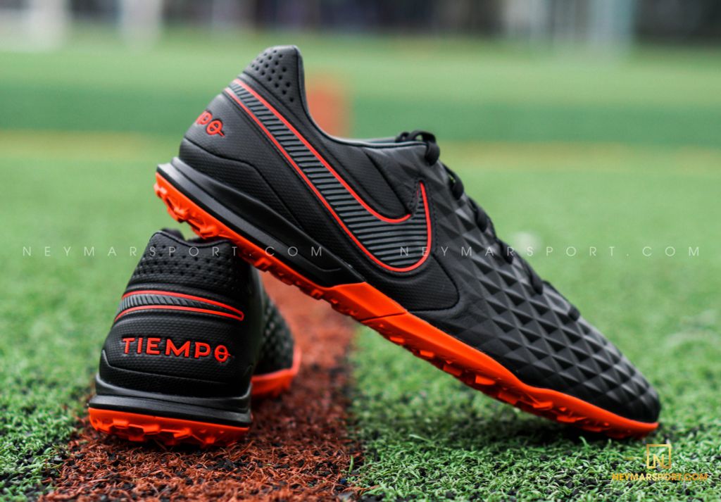 Nike Tiempo Legend 8 Pro TF Black X Chile Red - Black/Chile Red/Dark Smoke Grey