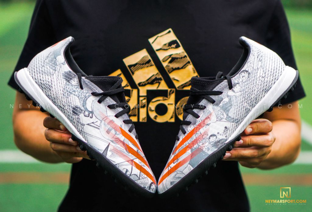 Adidas X Ghosted .3 TF Tsubasa - Footwear White/Orange/Core Black
