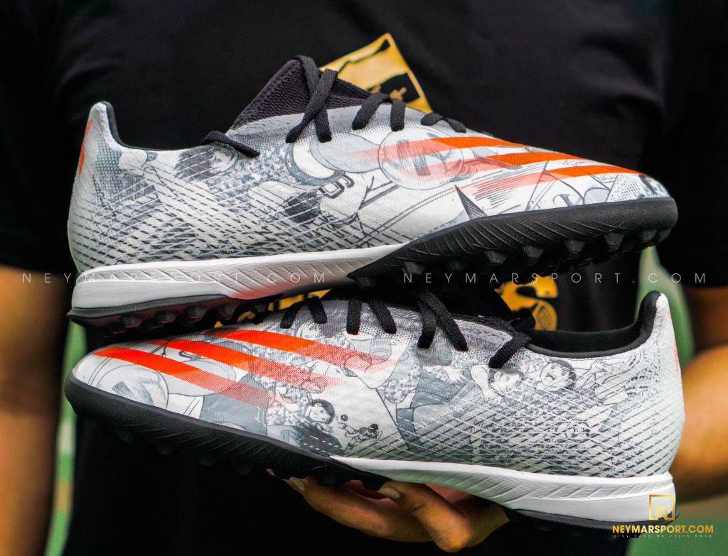 Adidas X Ghosted .3 TF Tsubasa - Footwear White/Orange/Core Black