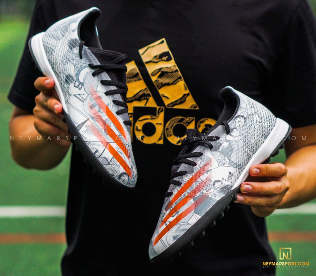 Adidas X Ghosted .3 TF Tsubasa - Footwear White/Orange/Core Black
