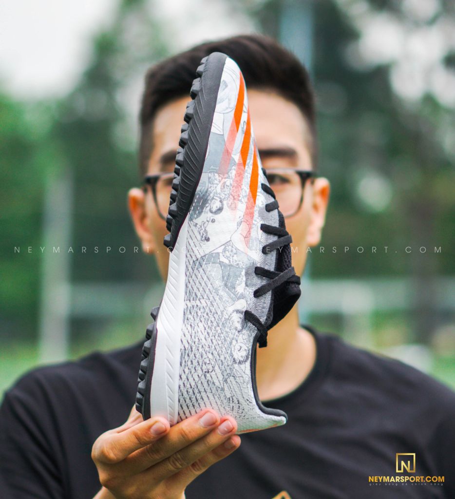 Adidas X Ghosted .3 TF Tsubasa - Footwear White/Orange/Core Black