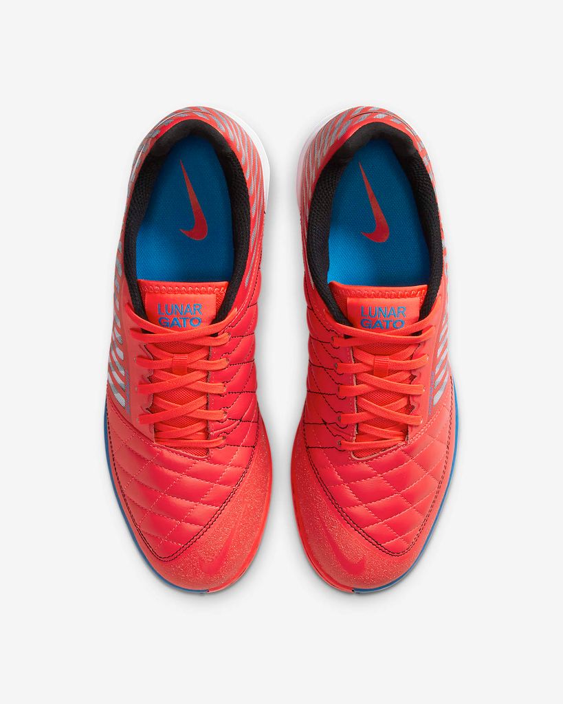 Nike Lunargato II IC Home Crew - Bright Crimson/Black/White/Photo Blue