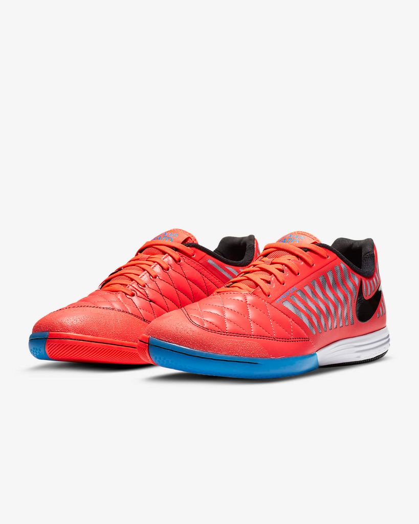 Nike Lunargato II IC Home Crew - Bright Crimson/Black/White/Photo Blue