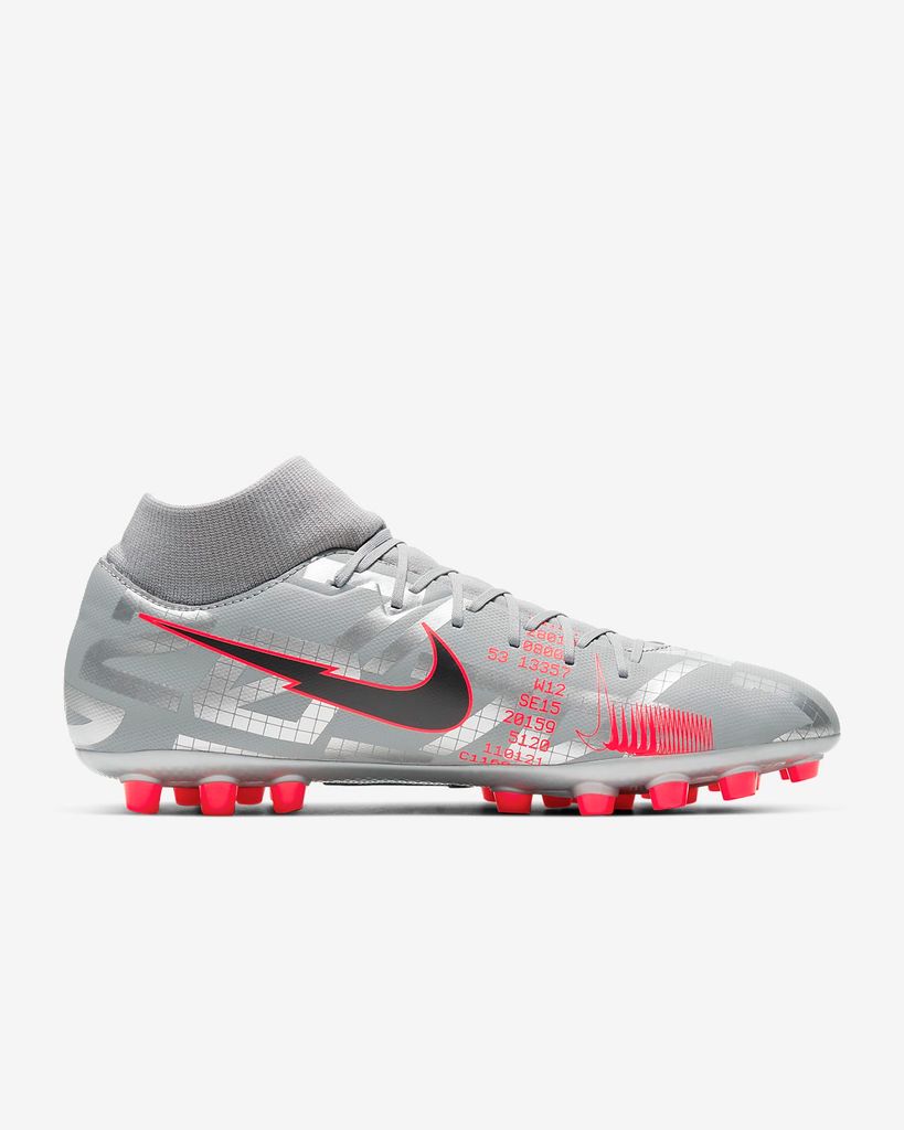 Nike Mercurial Superfly 7 Academy AG Neighbourhood - Metallic Bomber Grey/Black/Particle Grey