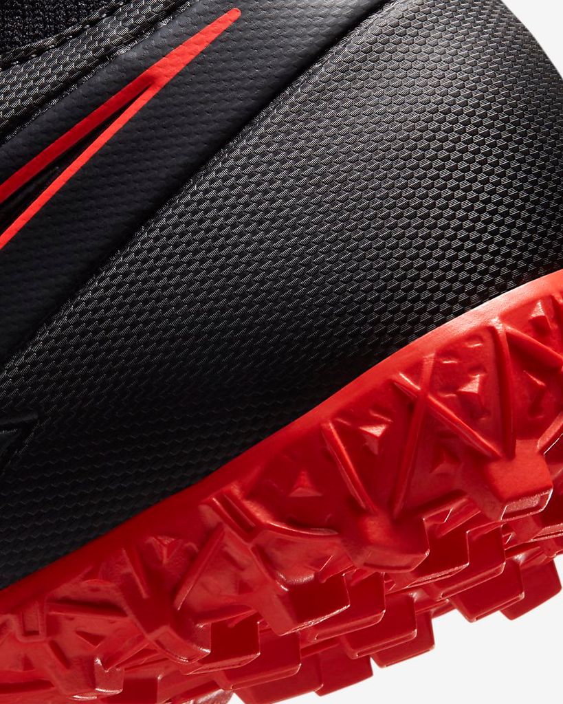 Nike Mercurial Superfly 7 Academy TF Black X Chile Red - Black/Chile Red/Dark Smoke Grey