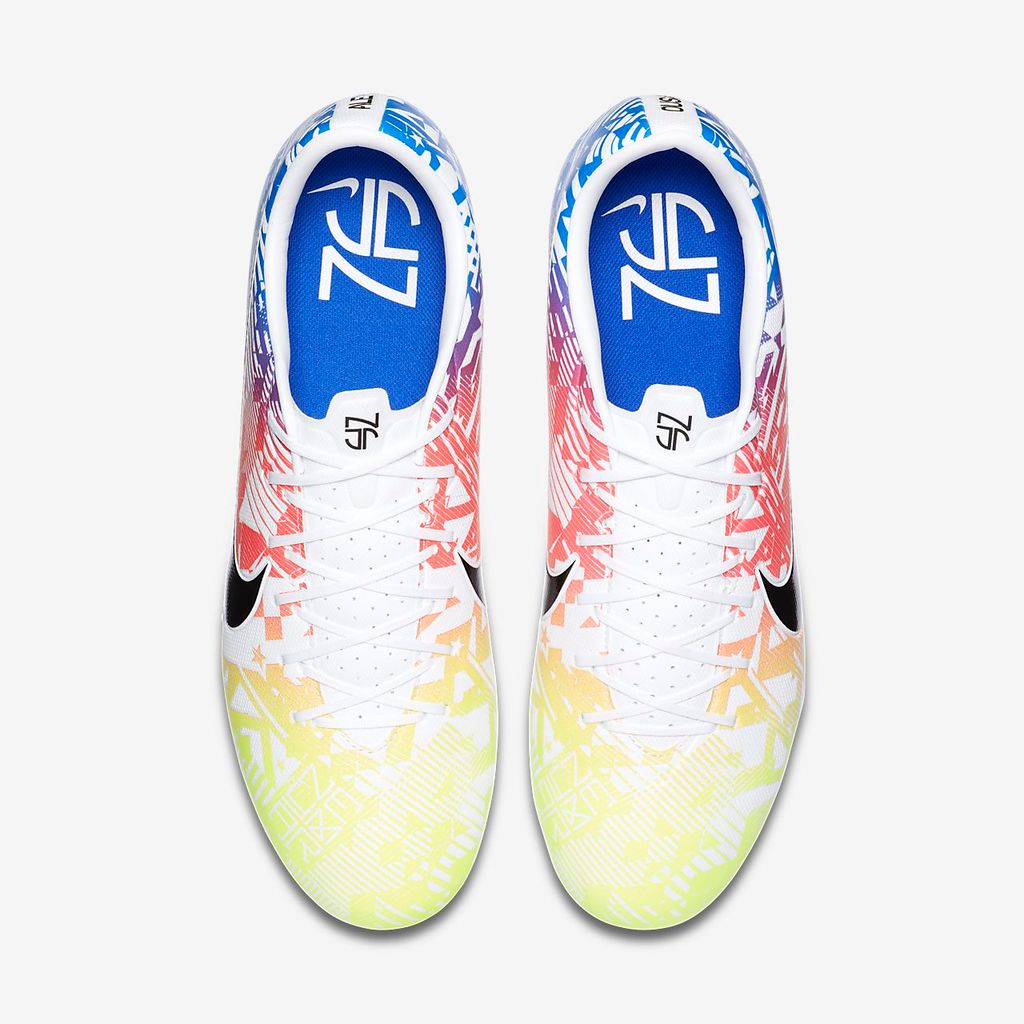 Nike Mercurial Vapor 13 Academy AG NJR Jogo Prismatico - White/Black/Racer Blue/Volt