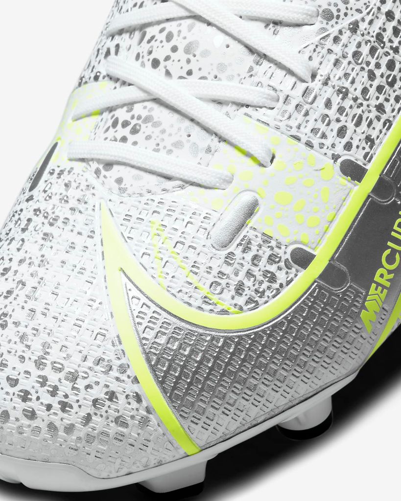 Nike Mercurial Vapor 14 Academy MG Silver Safari - White/Black/Metallic Silver/Volt