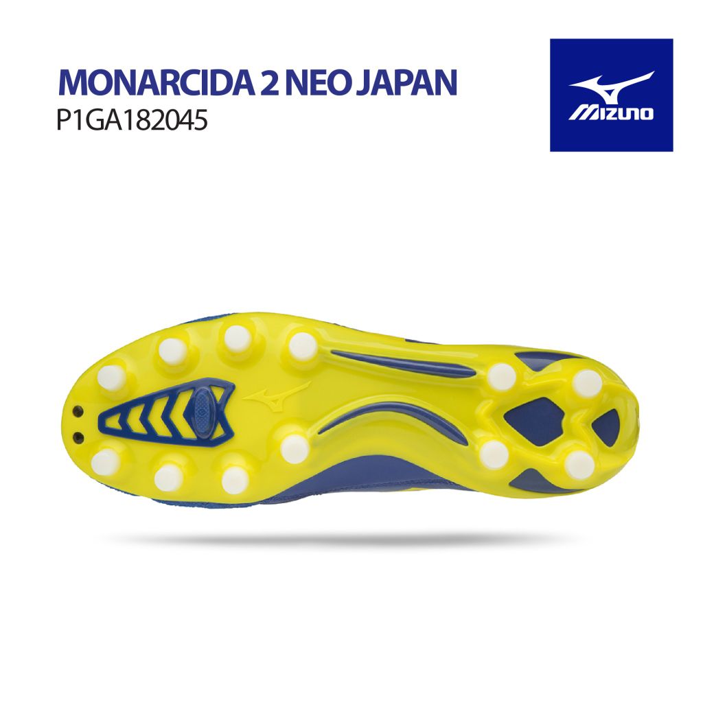 MIZUNO MONARCIDA 2 NEO FG MADE IN JAPAN - BLUE/YELLOW