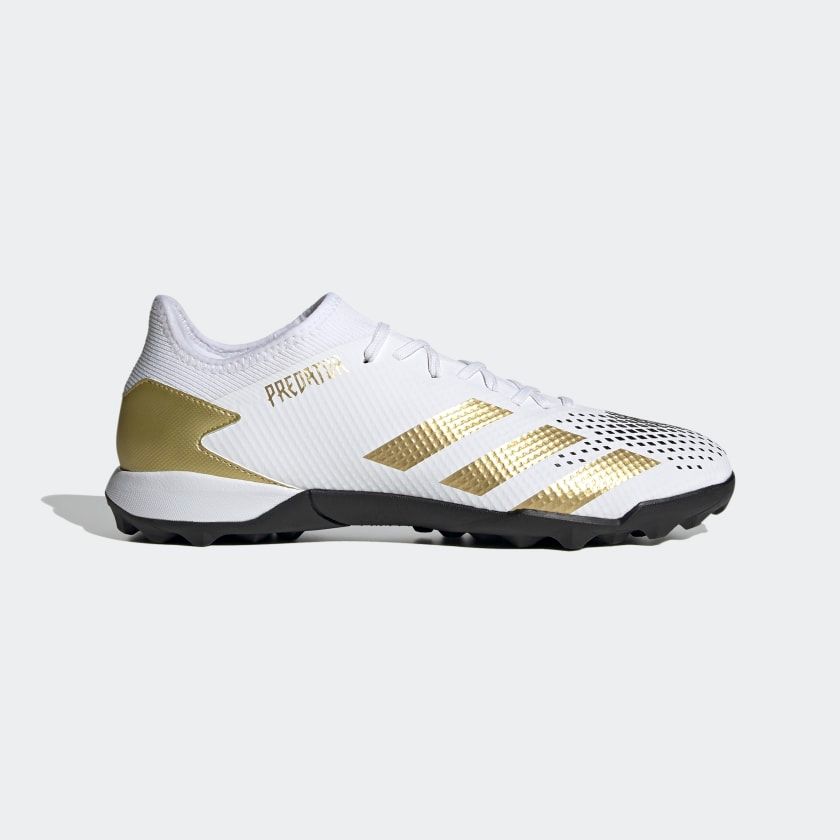Adidas Predator 20.3 Low TF Inflight - Footwear White/Gold Metallic/Core Black