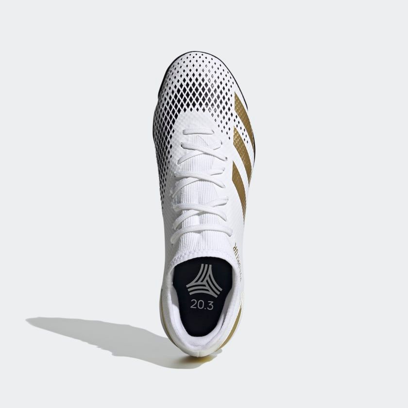 Adidas Predator 20.3 Low TF Inflight - Footwear White/Gold Metallic/Core Black