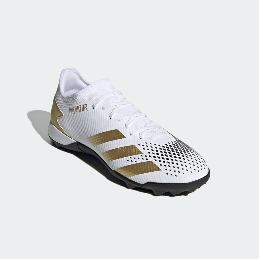 Adidas Predator 20.3 Low TF Inflight - Footwear White/Gold Metallic/Core Black