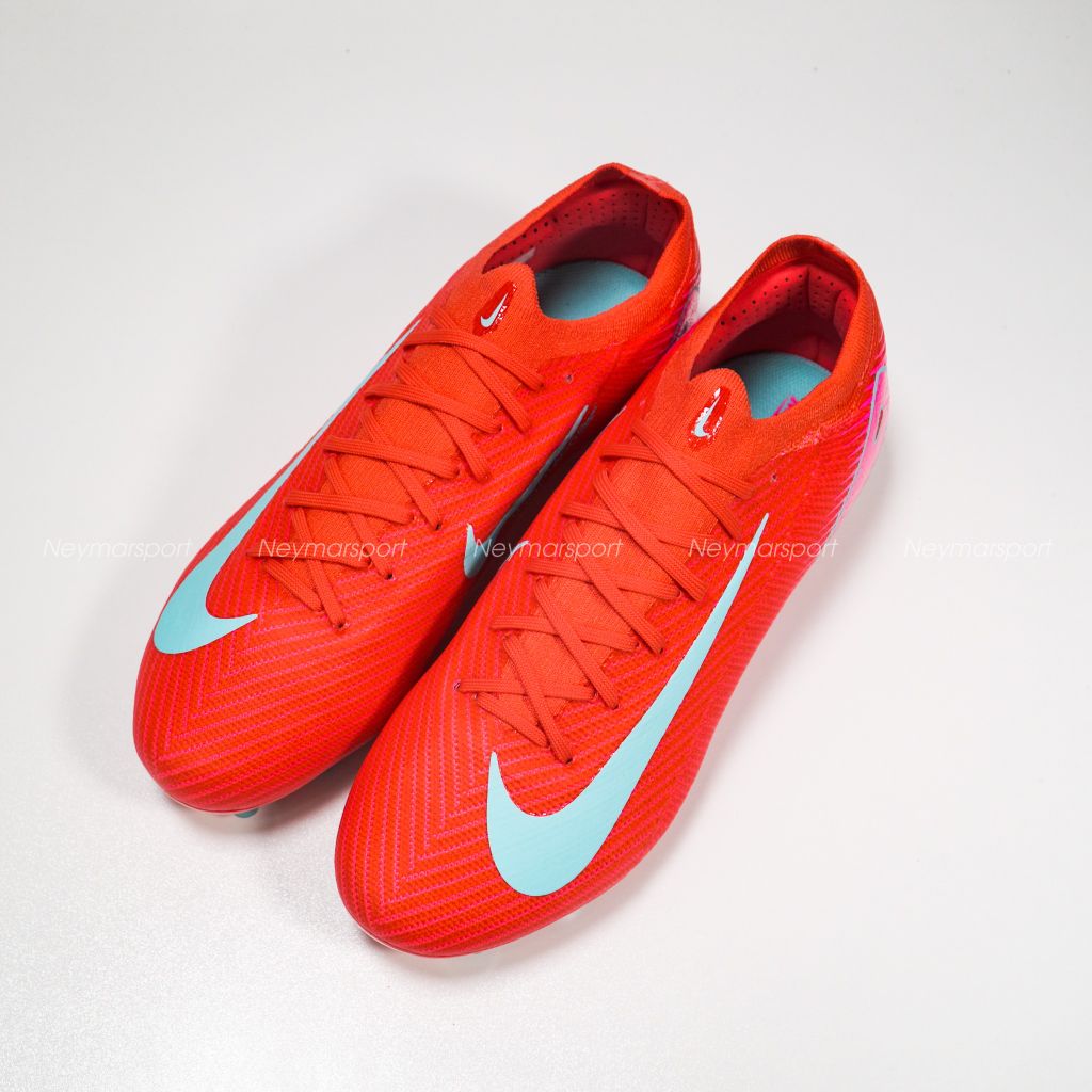 Giày đá bóng Nike Air Zoom Mercurial Vapor 16 Pro AG-PRO Mad Energy - Ember Glow/Aurora Green FQ8684-800