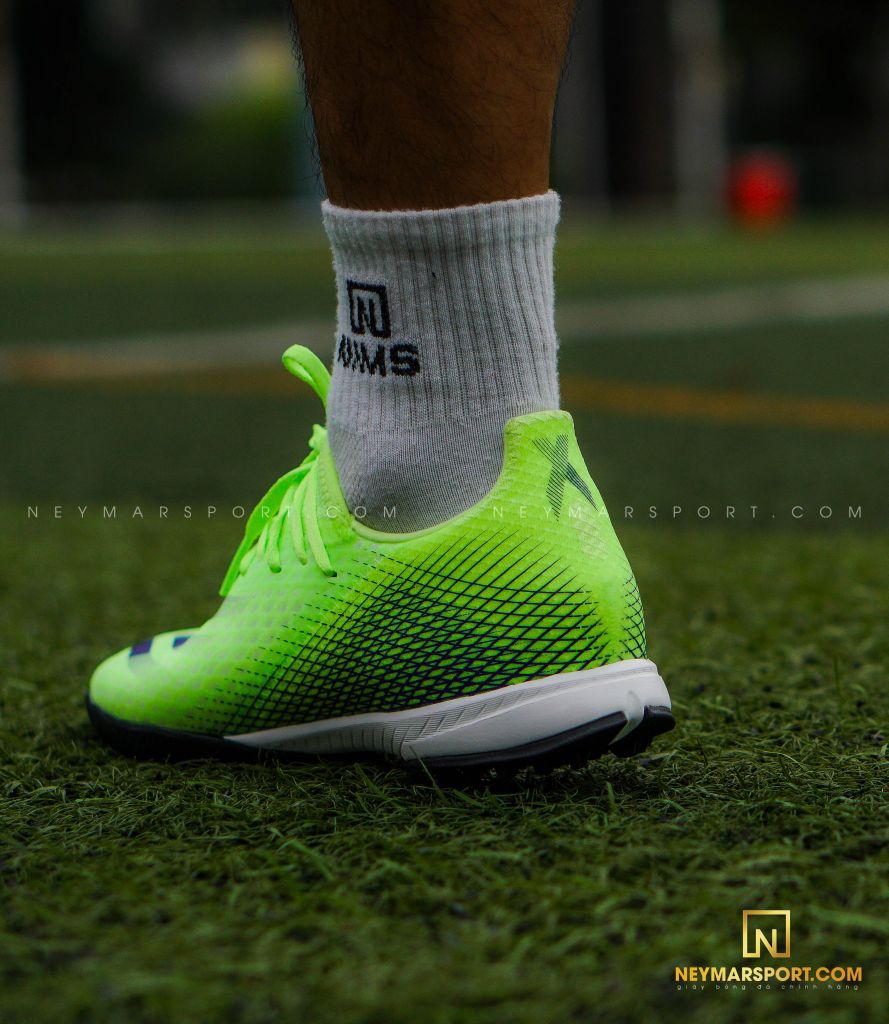 ADIDAS X GHOSTED .3 TF PRECISION TO BLUR - SIGNAL GREEN/ENERGY INK/BLACK