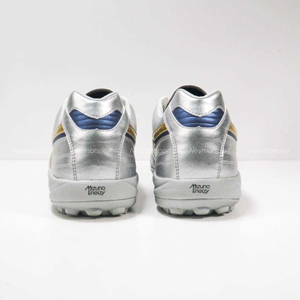 Giày đá bóng Mizuno Morelia Sala MADE IN JAPAN TF Platinum Silver - Galaxy Silver/Cool Gray Q1GB251104