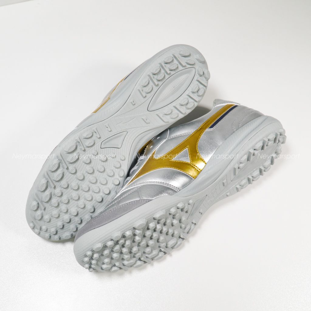 Giày đá bóng Mizuno Morelia Sala MADE IN JAPAN TF Platinum Silver - Galaxy Silver/Cool Gray Q1GB251104