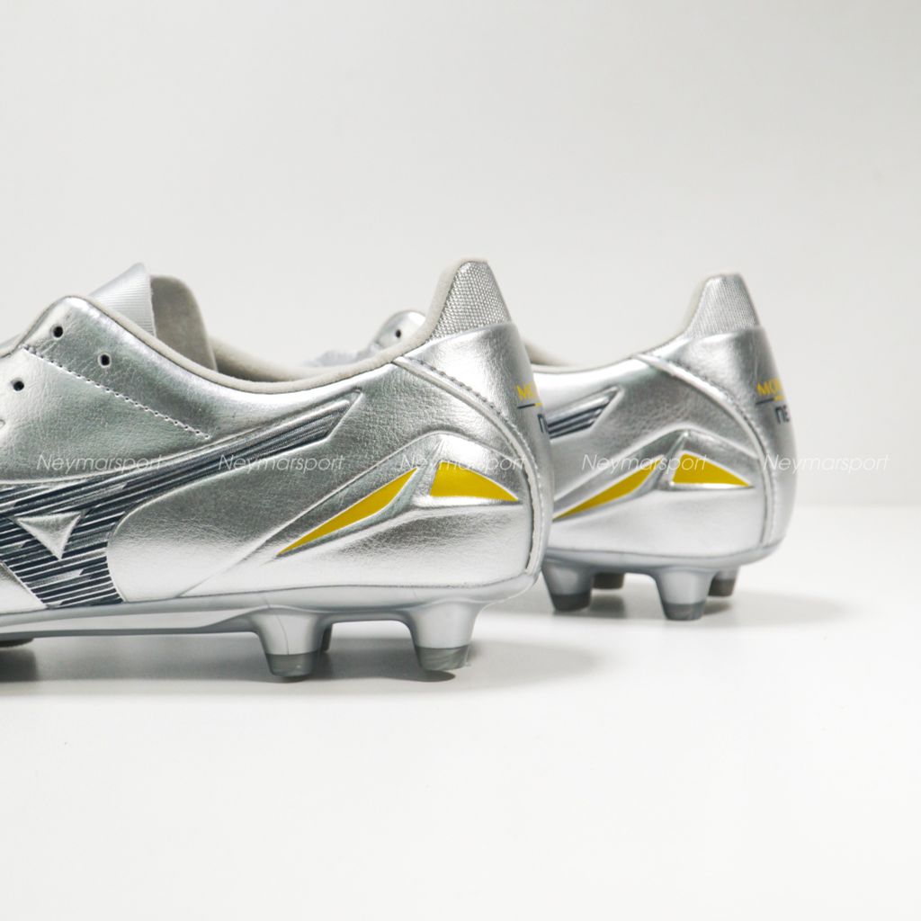 Giày đá bóng Mizuno Morelia Neo IV Pro FG Platinum Silver - Galaxy Silver/Cool Gray P1GA253404