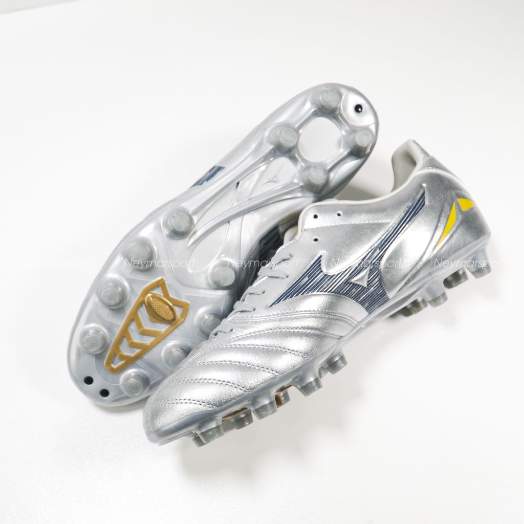Giày đá bóng Mizuno Monarcida Neo III Select FG Platinum Silver - Galaxy Silver/Cool Gray P1GA252504