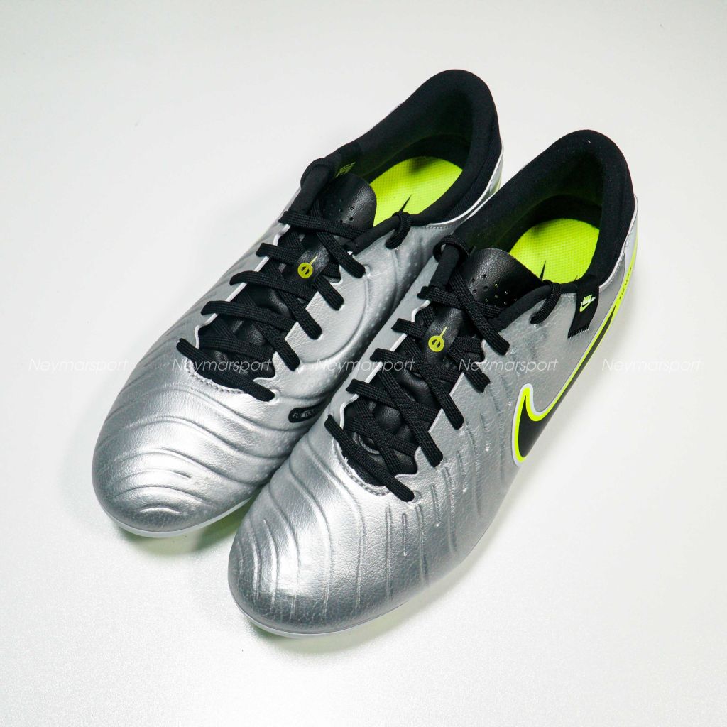 Giày đá bóng Nike Tiempo Legend 10 Academy MG Mad Voltage - Metallic Silver/Black/Volt DV4337-001