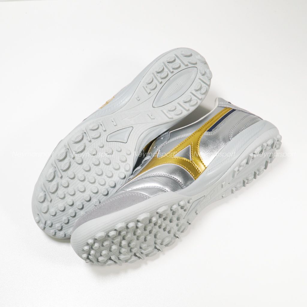 Giày đá bóng Mizuno Morelia Sala Elite AS TF Platinum Silver - Galaxy Silver/Cool Gray Q1GB251204