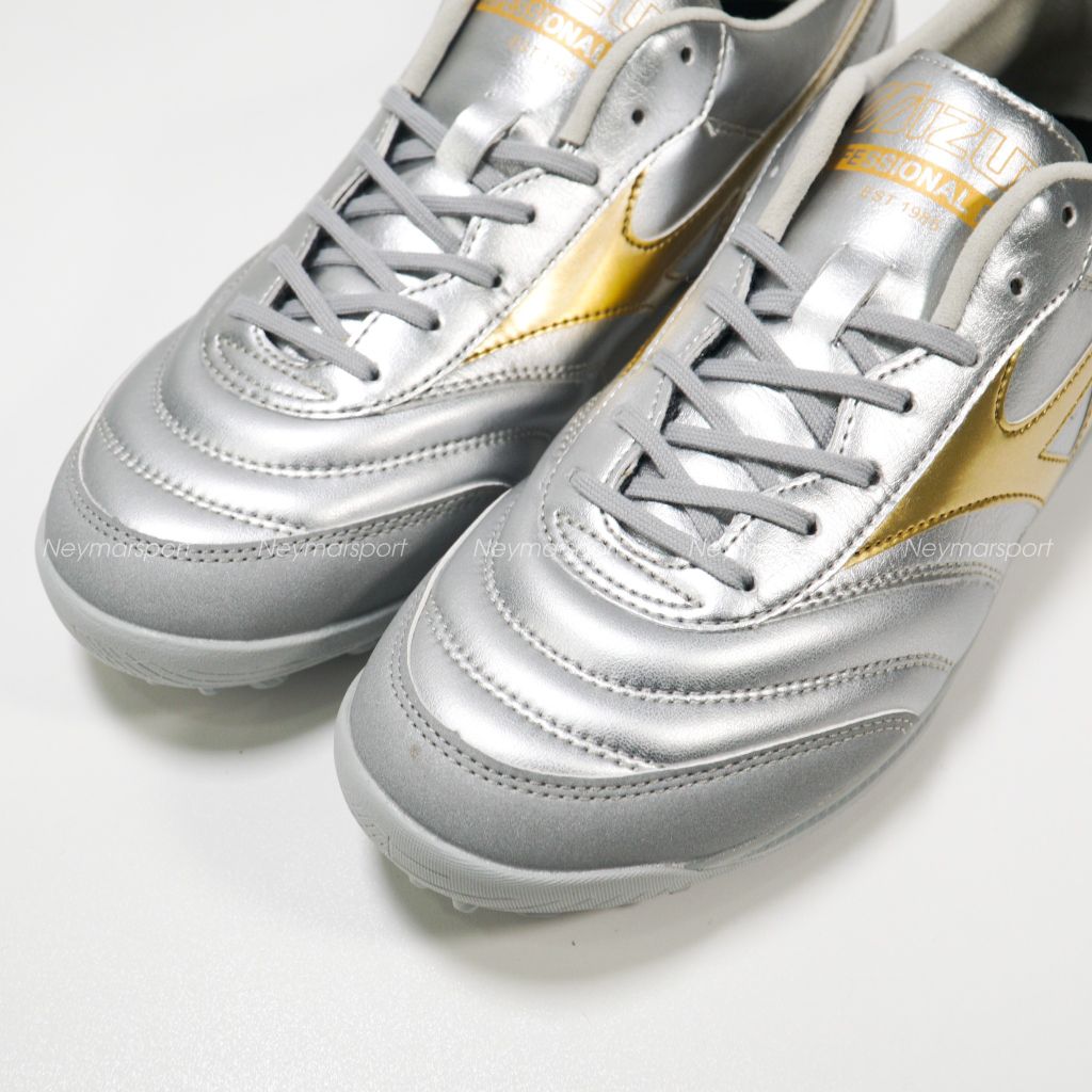 Giày đá bóng Mizuno Morelia Sala Pro AS TF Platinum Silver - Galaxy Silver/Cool Gray Q1GB251304