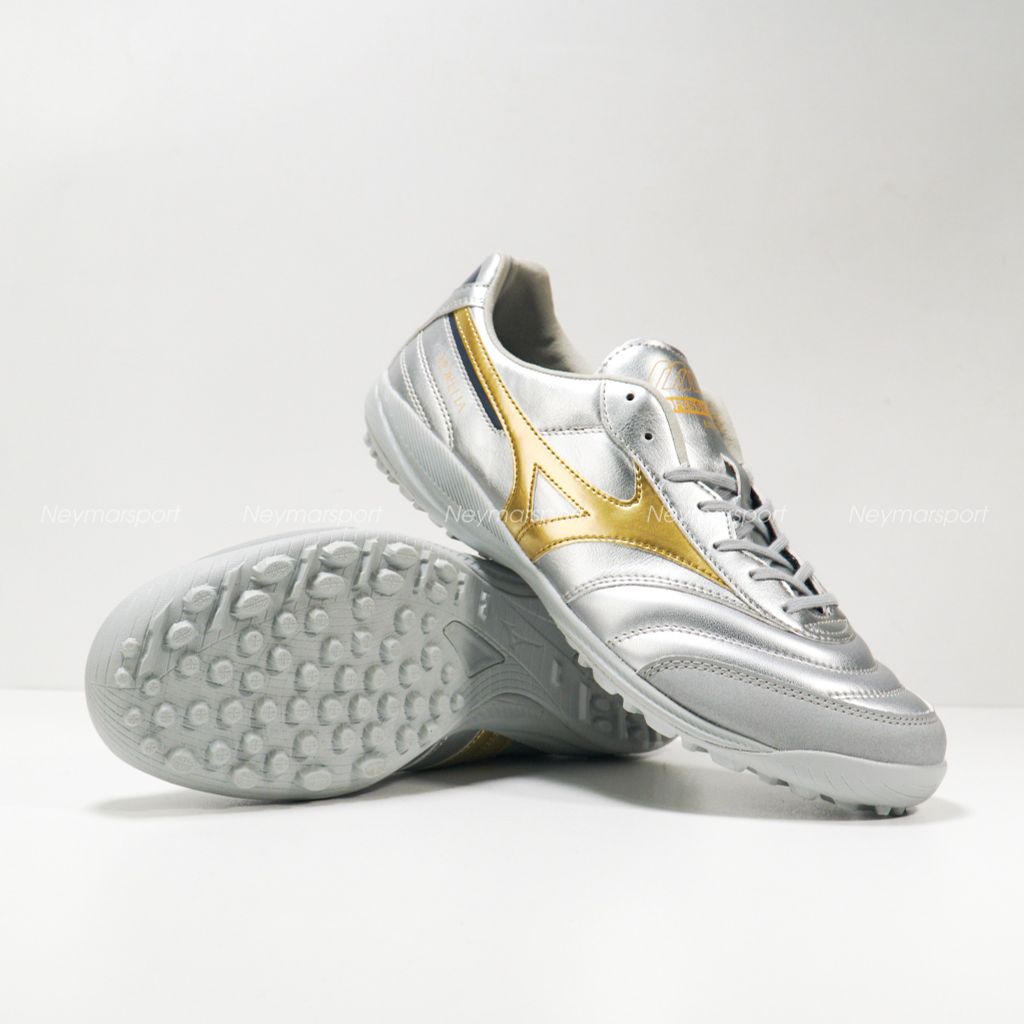 Giày đá bóng Mizuno Morelia Sala Pro AS TF Platinum Silver - Galaxy Silver/Cool Gray Q1GB251304