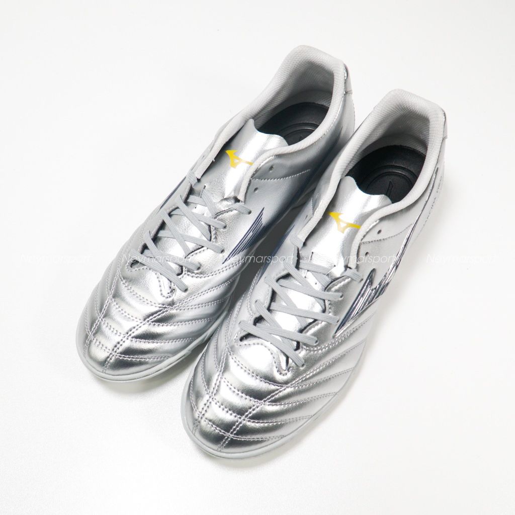 Giày đá bóng Mizuno Monarcida Neo III Select TF Platinum Silver - Galaxy Silver/Cool Gray P1GD252504