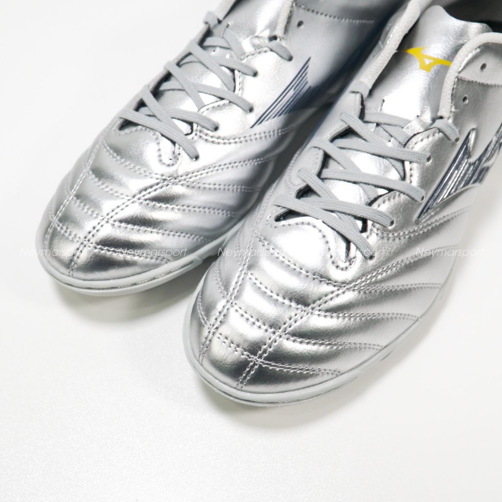 Giày đá bóng Mizuno Monarcida Neo III Select TF Platinum Silver - Galaxy Silver/Cool Gray P1GD252504