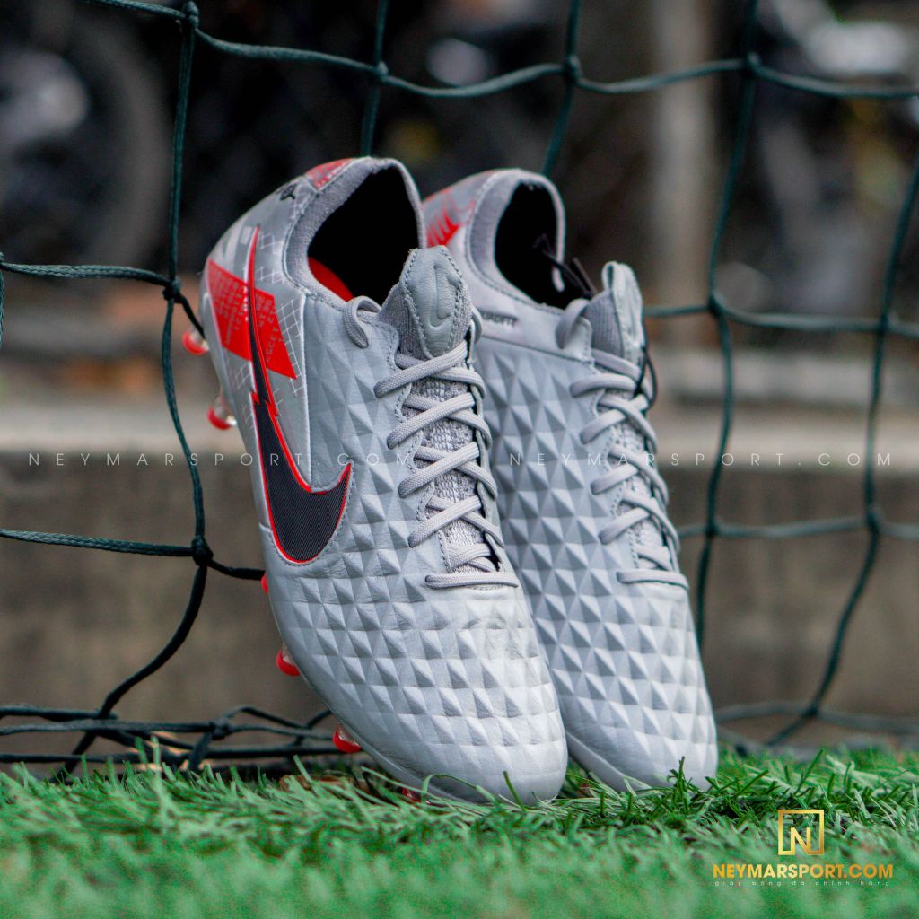 Nike Tiempo Legend 8 Elite AG-PRO Neighborhood - Metallic Bomber Grey/Black/Particle Grey