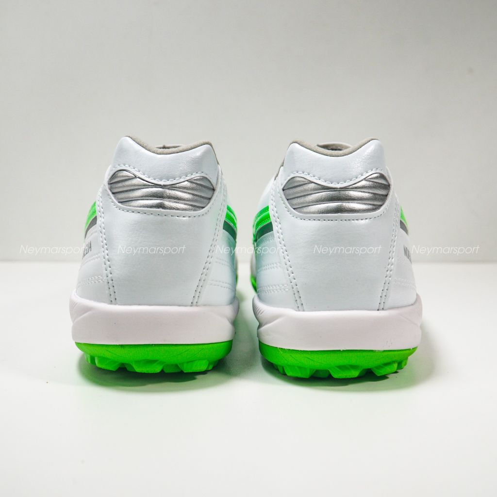 Giày đá bóng Mizuno Morelia Sala Elite AS TF Frontier Pack - White/Green Q1GB251237