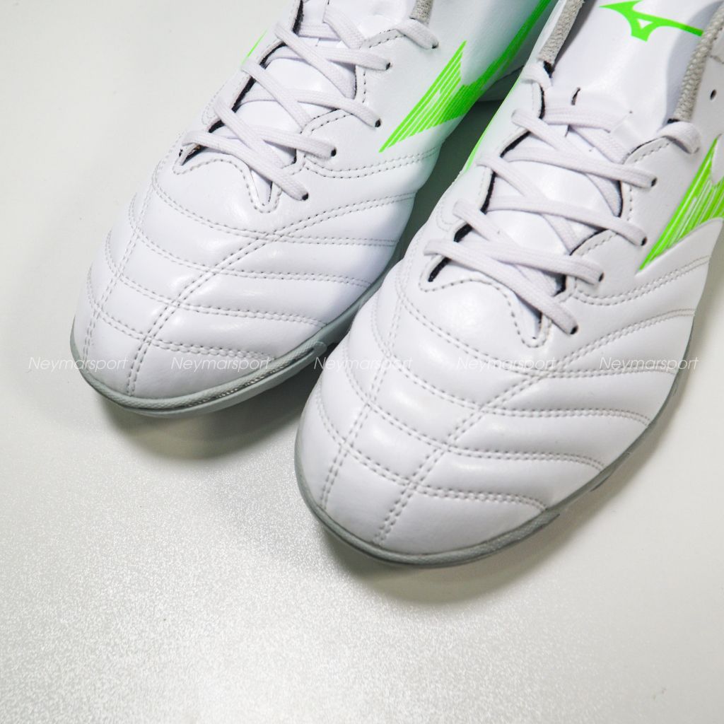 Giày đá bóng Mizuno Monarcida Neo III Select TF Frontier Pack - White/Green P1GD252537