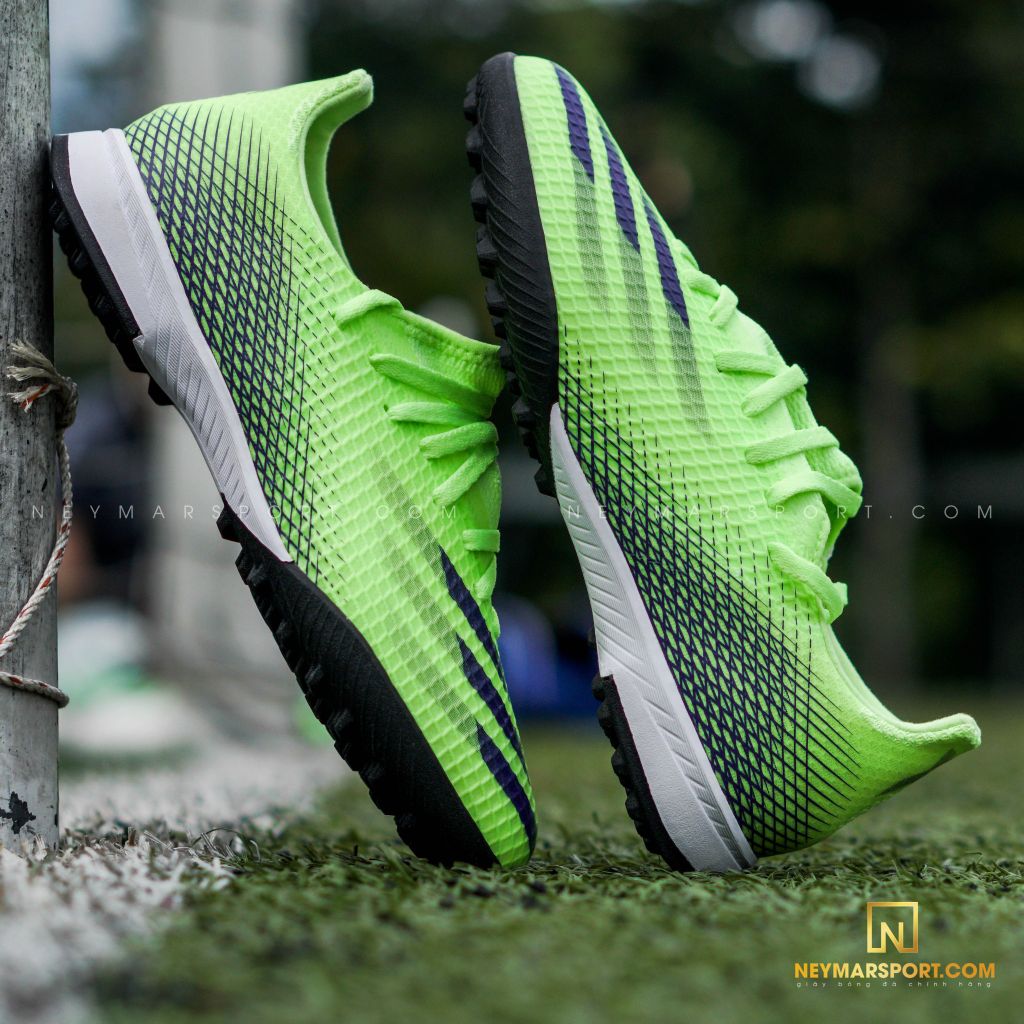 adidas X Ghosted .3 TF Precision To Blur - Signal Green/Energy Ink Kids