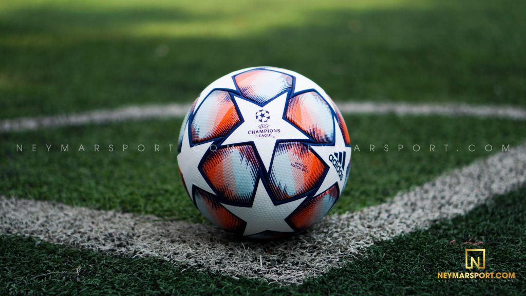 adidas Football Champions League 2020 Pro Match Ball - White/Royal Blue/Signal Coral