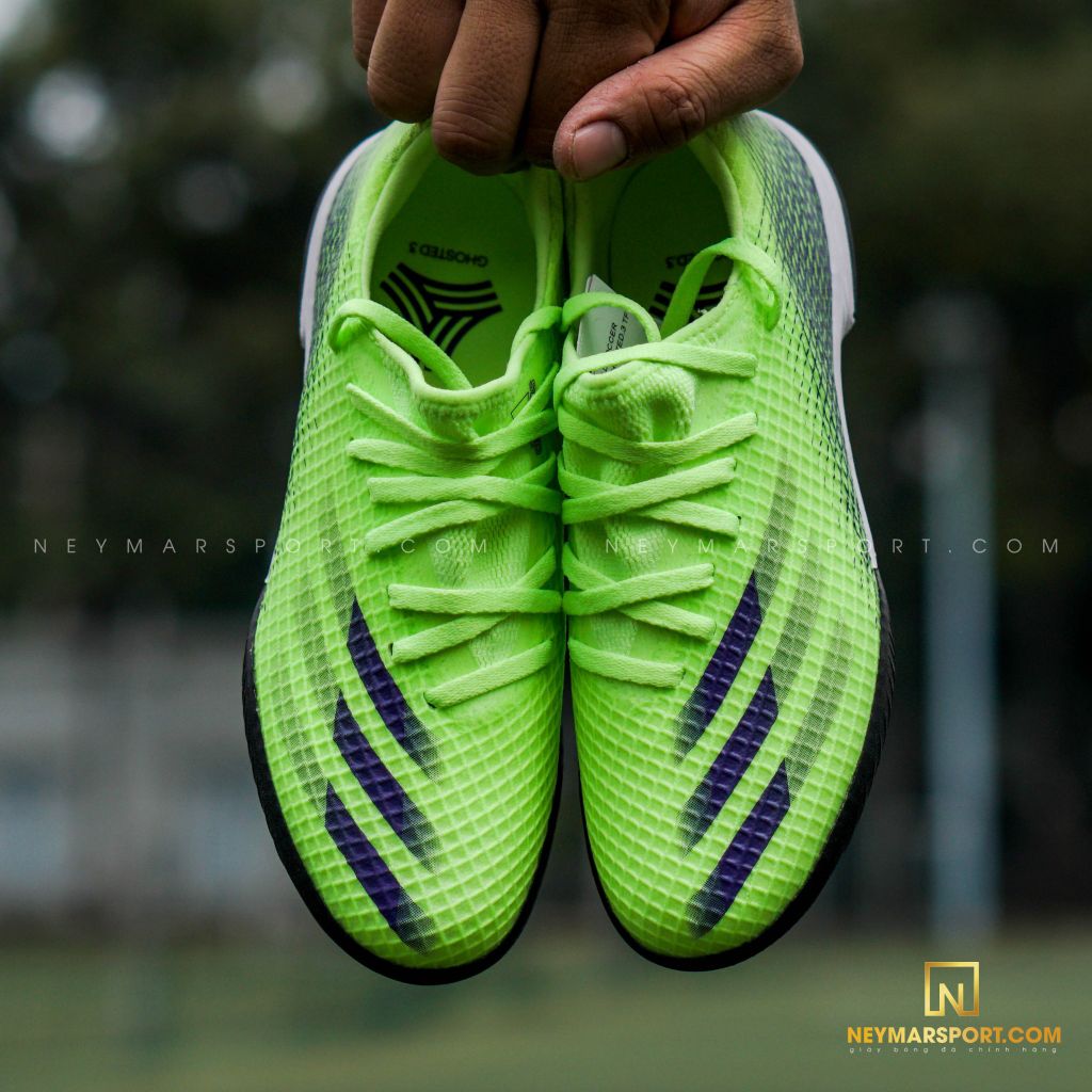 adidas X Ghosted .3 TF Precision To Blur - Signal Green/Energy Ink Kids