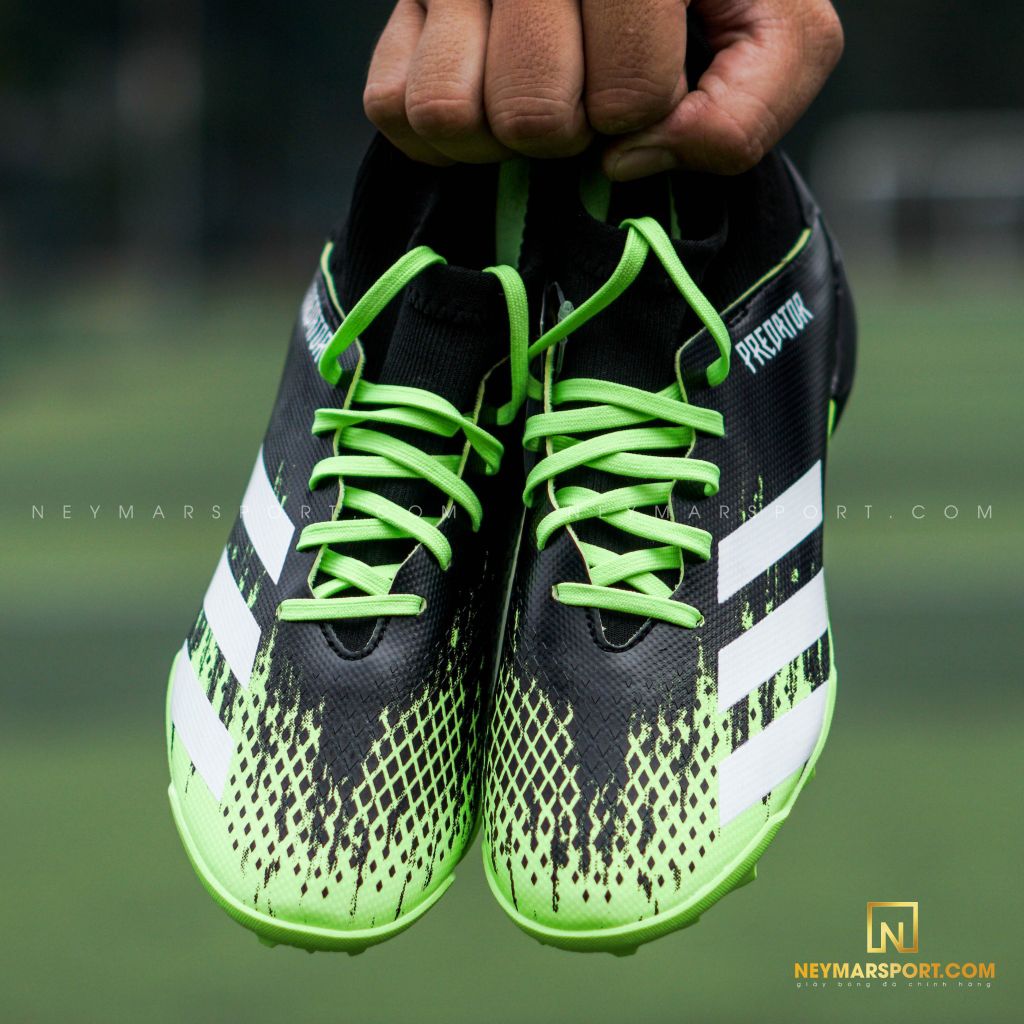 adidas Predator 20.3 TF Precision To Blur - Signal Green/Footwear White/Core Black Kids