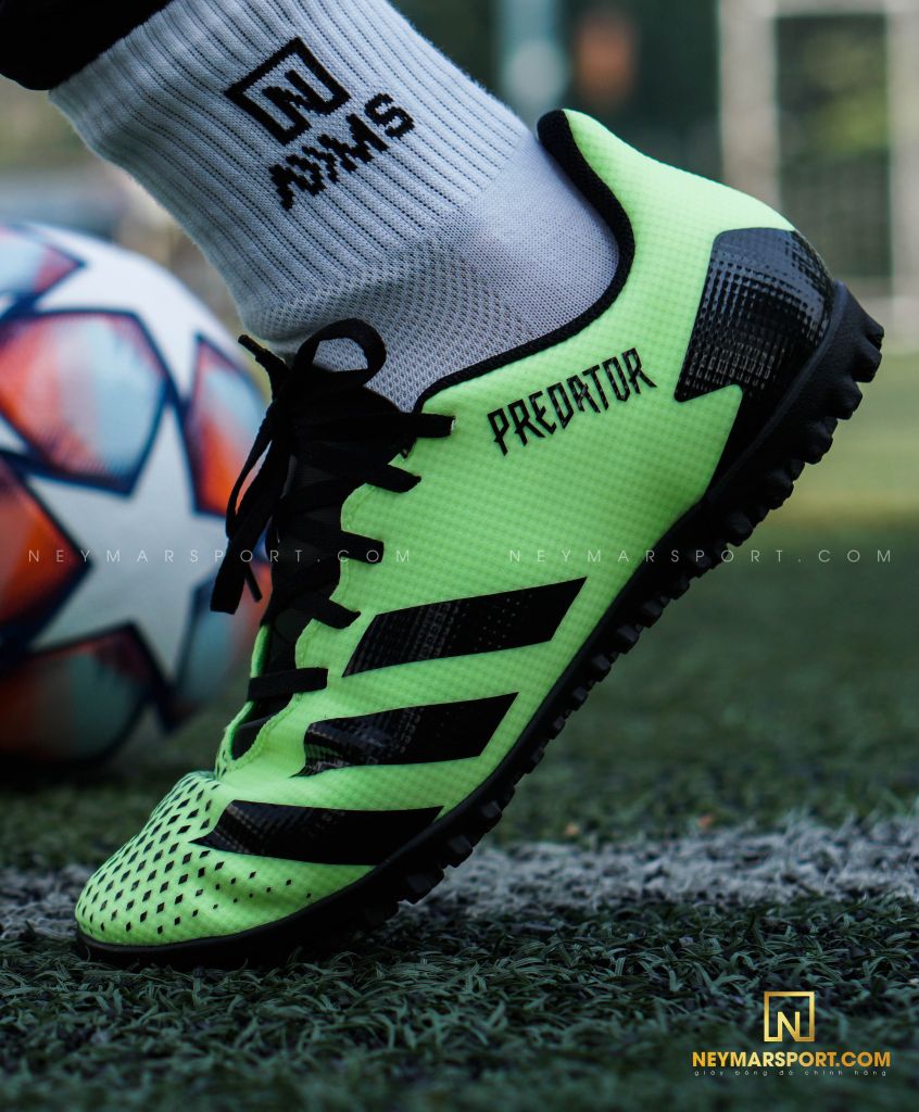 adidas Predator 20.4 TF Precision To Blur - Signal Green/Core Black