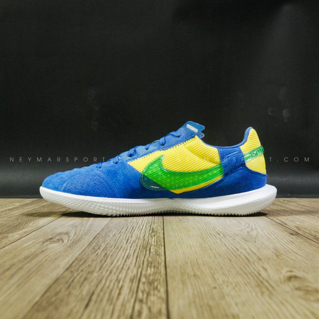 Giày đá bóng Nike Streetgato IC Federations - Game Royal/Stadium Green/Yellow Strike DC8466-437