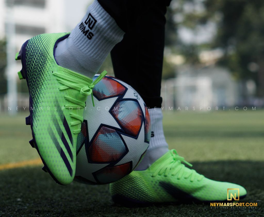 adidas X Ghosted .3 FG/AG Precision To Blur - Signal Green/Energy Ink